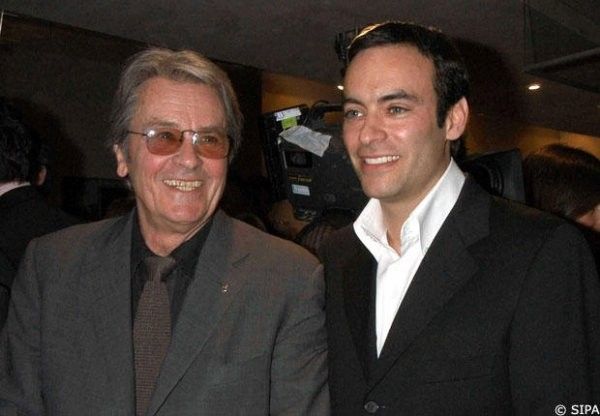 Alain Delon et son fils Anthony.